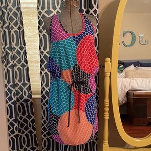 Racerback, drawstring Banana Republic dress